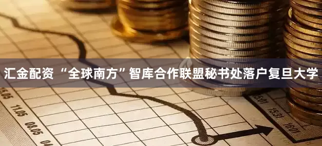 汇金配资 “全球南方”智库合作联盟秘书处落户复旦大学