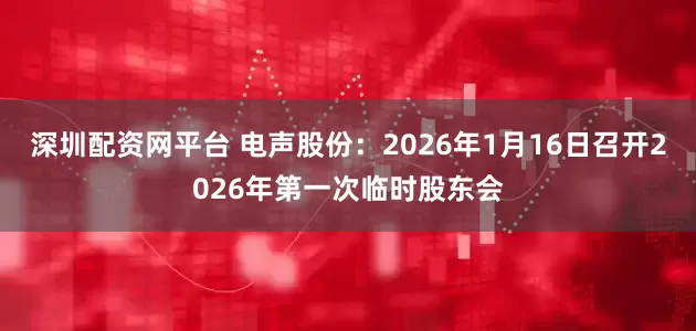 深圳配资网平台 电声股份：2026年1月16日召开2026年第一次临时股东会